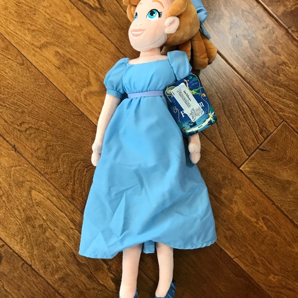 Wendy Plush Toy Doll from Peter Pan and the Disney Store - Picture 3 of 5